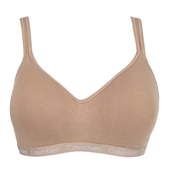 NWOT Calvin Klein Seamless Bralette 2 Pack | Beige/Pink - Picture 3 of 5